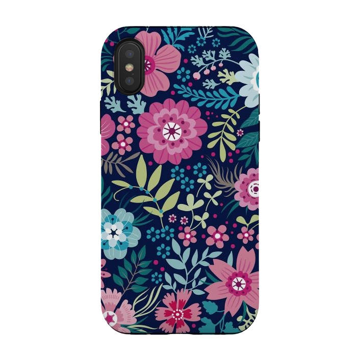iPhone Xs / X StrongFit Romancing Floral Design by ArtsCase