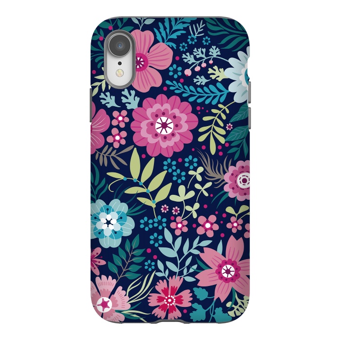 iPhone Xr StrongFit Romancing Floral Design by ArtsCase