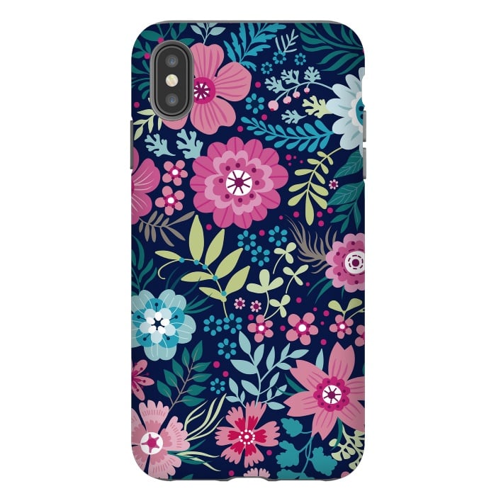 iPhone Xs Max StrongFit Romancing Floral Design by ArtsCase