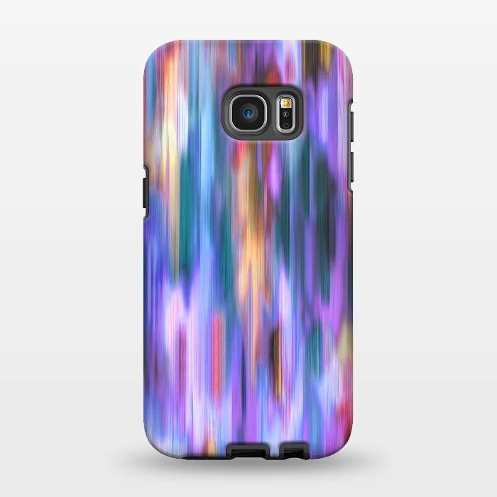 Galaxy S7 EDGE StrongFit Iridiscent Abstract Lines by Ninola Design