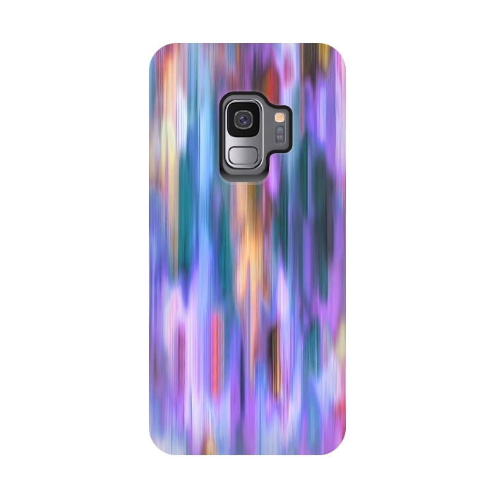Galaxy S9 StrongFit Iridiscent Abstract Lines by Ninola Design