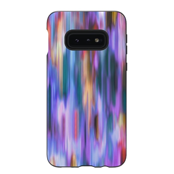 Galaxy S10e StrongFit Iridiscent Abstract Lines by Ninola Design