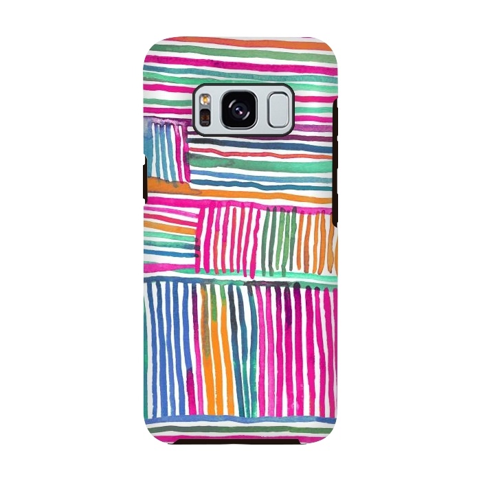 Galaxy S8 StrongFit Linear Color Meditation by Ninola Design