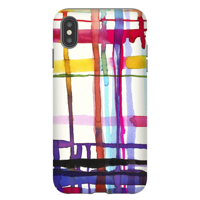 iPhone Xs Max StrongFit Watercolor Loom Telar by Ninola Design