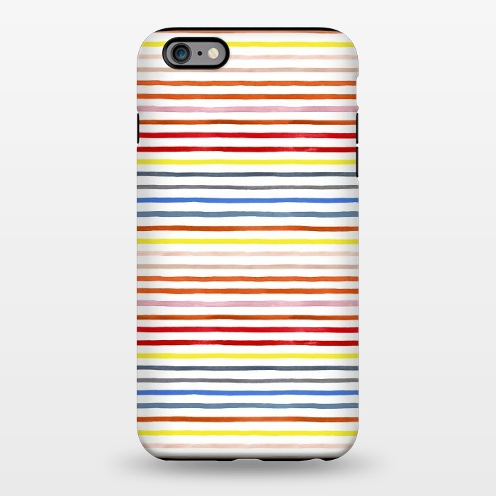 iPhone 6/6s plus StrongFit Marker Summer Color Stripes by Ninola Design