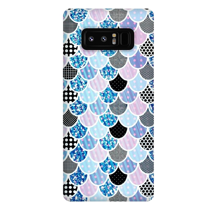 Galaxy Note 8 StrongFit Blue mermaid by Jms