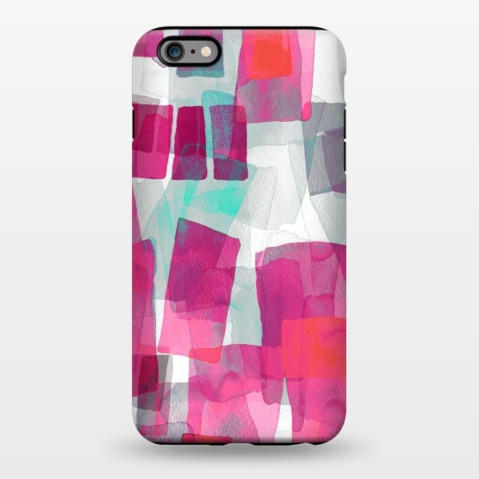 iPhone 6/6s plus StrongFit Romantic Rectangular Blocks by Ninola Design