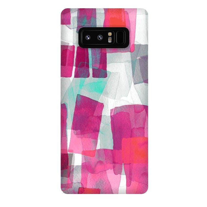 Galaxy Note 8 StrongFit Romantic Rectangular Blocks by Ninola Design