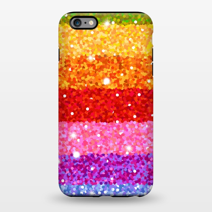 iPhone 6/6s plus StrongFit rainbow dotted pattern by MALLIKA