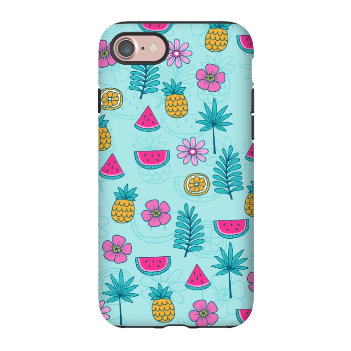 iPhone 7 StrongFit TROPICAL FRUIT PATTERN by MALLIKA