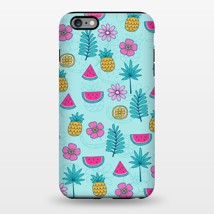 iPhone 6/6s plus StrongFit TROPICAL FRUIT PATTERN by MALLIKA