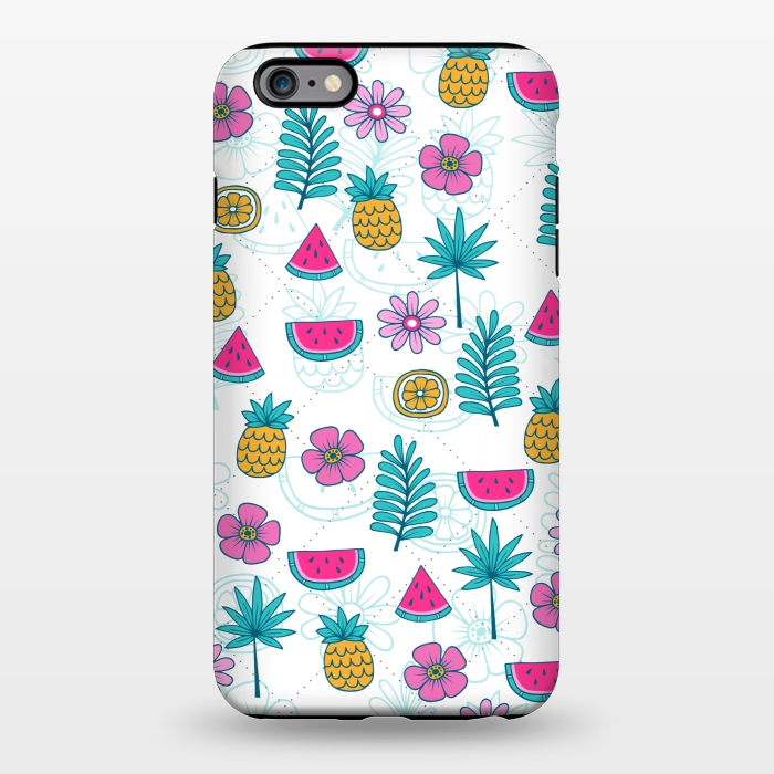 iPhone 6/6s plus StrongFit TROPICAL FRUITS PATTERN 2  by MALLIKA