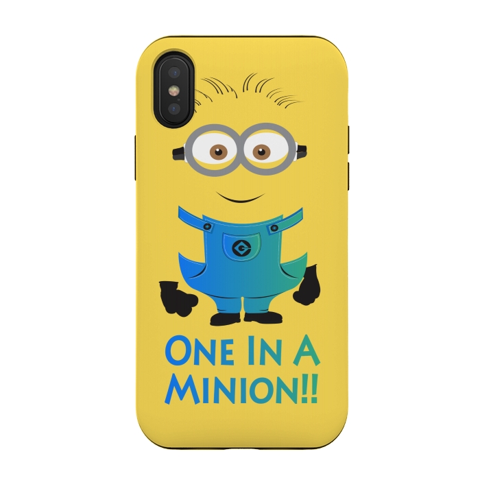 iPhone Xs / X StrongFit one in a minion by MALLIKA