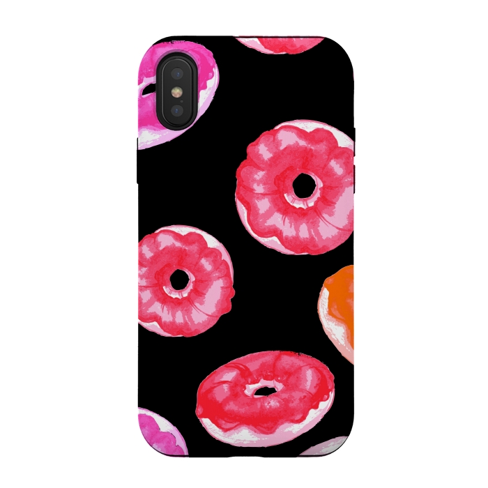iPhone Xs / X StrongFit donut love 3 by MALLIKA