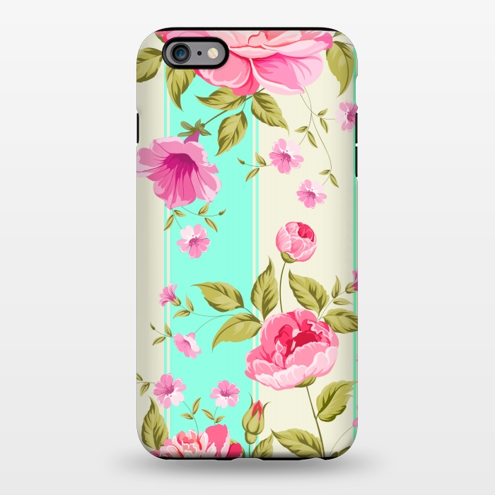 iPhone 6/6s plus StrongFit stripes floral print by MALLIKA