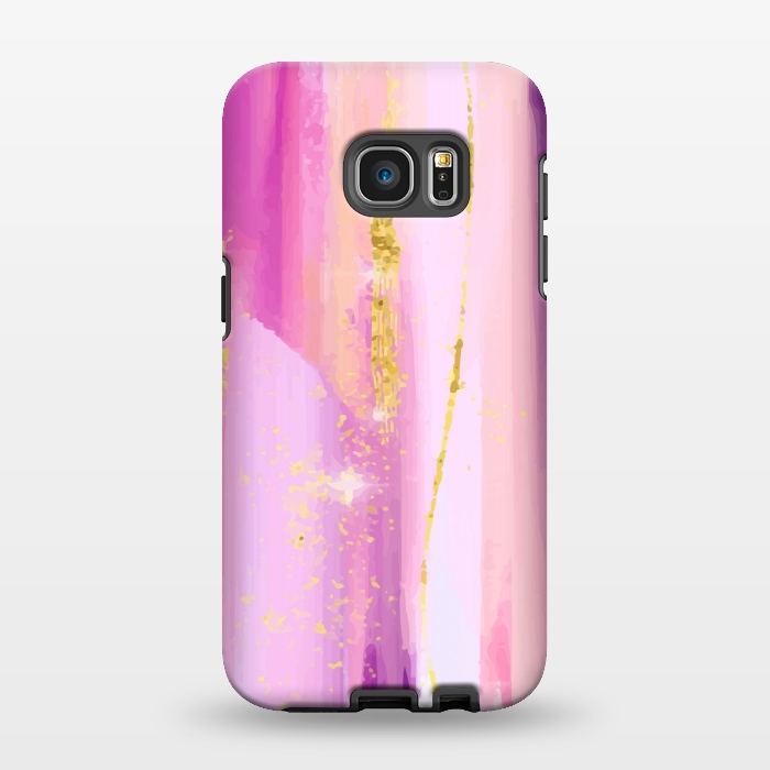 Galaxy S7 EDGE StrongFit purple painted shades by MALLIKA