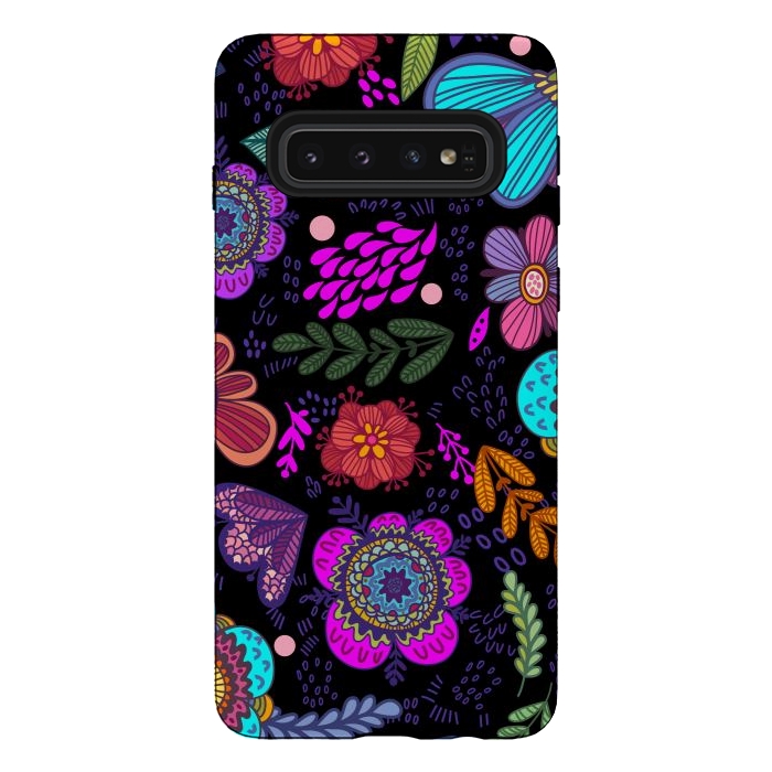 Galaxy S10 StrongFit Flowers Online by ArtsCase