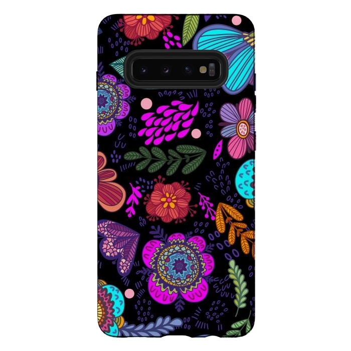 Galaxy S10 plus StrongFit Flowers Online by ArtsCase