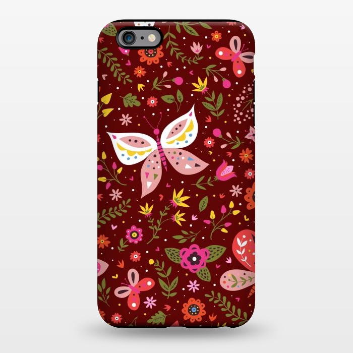 iPhone 6/6s plus StrongFit Butterflies Dancing In Wine by ArtsCase