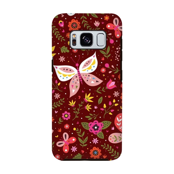 Galaxy S8 StrongFit Butterflies Dancing In Wine by ArtsCase