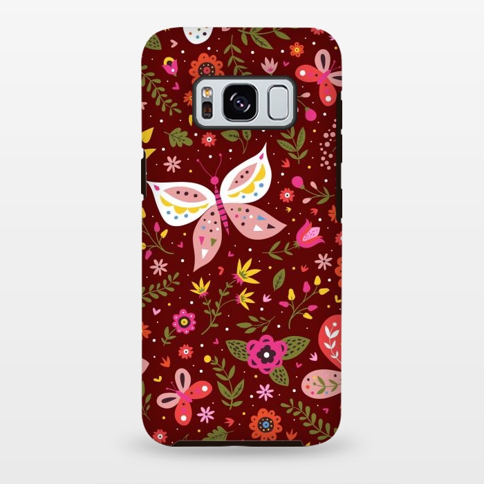 Galaxy S8 plus StrongFit Butterflies Dancing In Wine by ArtsCase