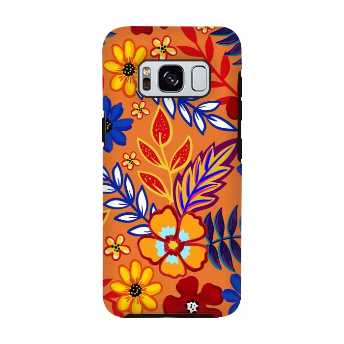 Galaxy S8 StrongFit Flowers In The Tropics by ArtsCase