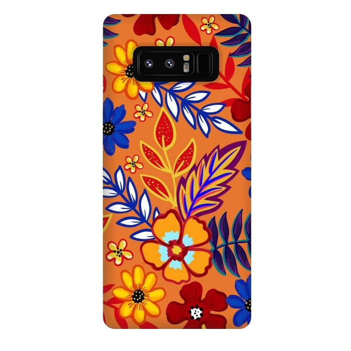 Galaxy Note 8 StrongFit Flowers In The Tropics by ArtsCase