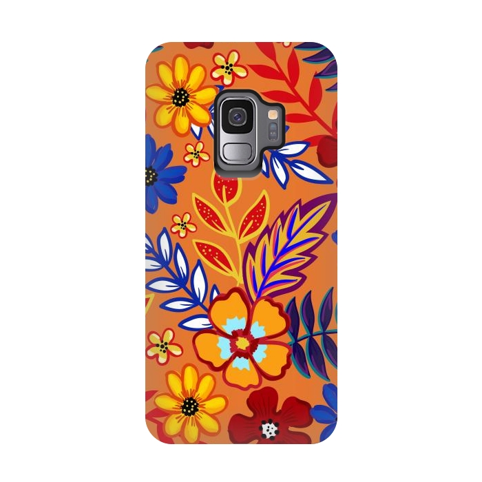 Galaxy S9 StrongFit Flowers In The Tropics by ArtsCase