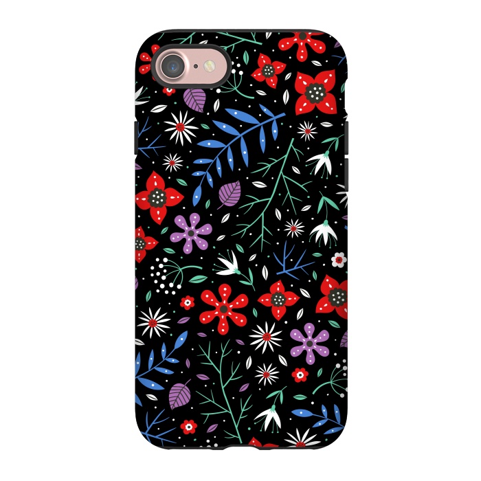 iPhone 7 StrongFit Small Flower Patterns by ArtsCase