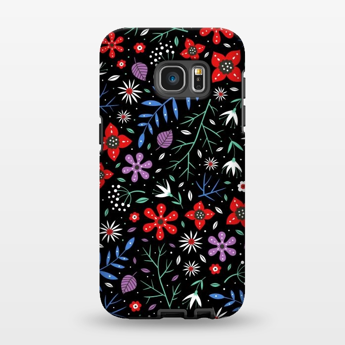Galaxy S7 EDGE StrongFit Small Flower Patterns by ArtsCase