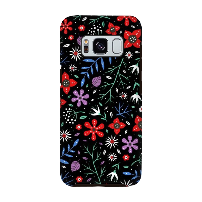 Galaxy S8 StrongFit Small Flower Patterns by ArtsCase