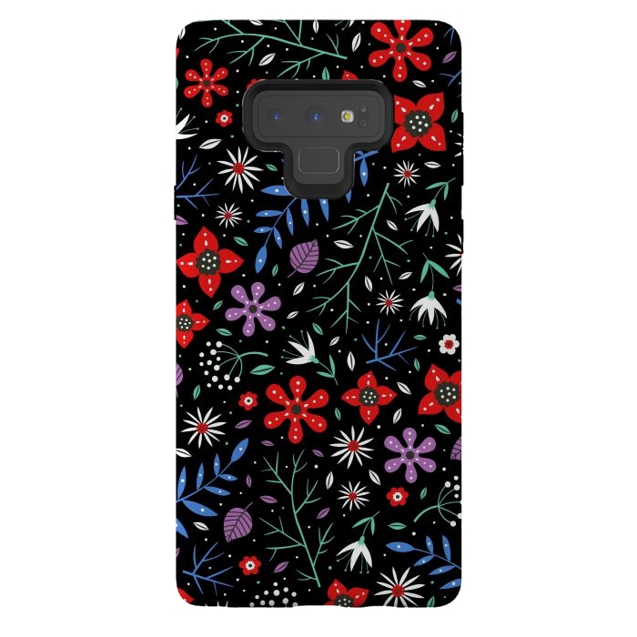 Galaxy Note 9 StrongFit Small Flower Patterns by ArtsCase