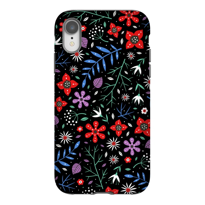 iPhone Xr StrongFit Small Flower Patterns by ArtsCase