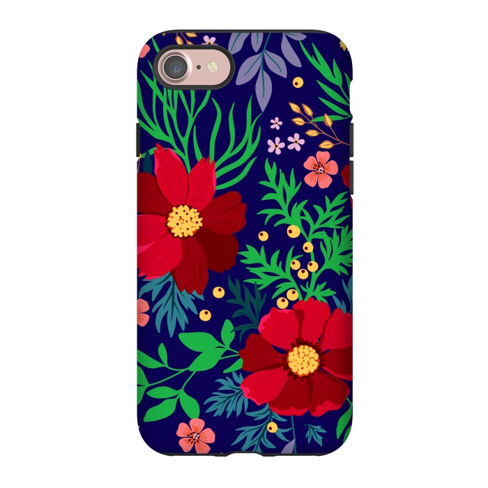 iPhone 7 StrongFit Red Flowers In The Ocean by ArtsCase