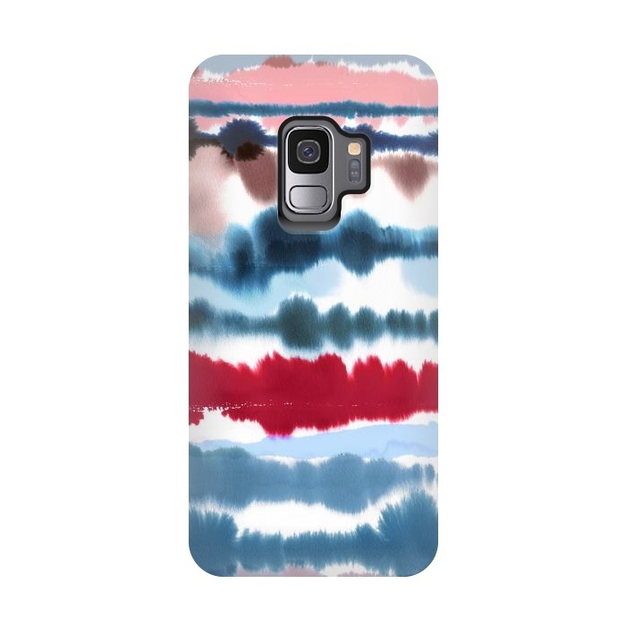Galaxy S9 StrongFit Soft Nautical Watercolor by Ninola Design