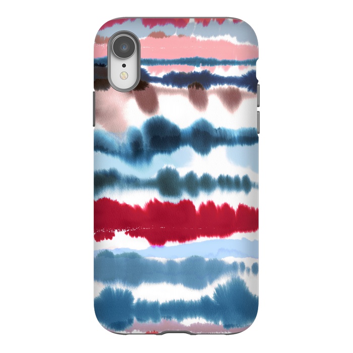 iPhone Xr StrongFit Soft Nautical Watercolor by Ninola Design