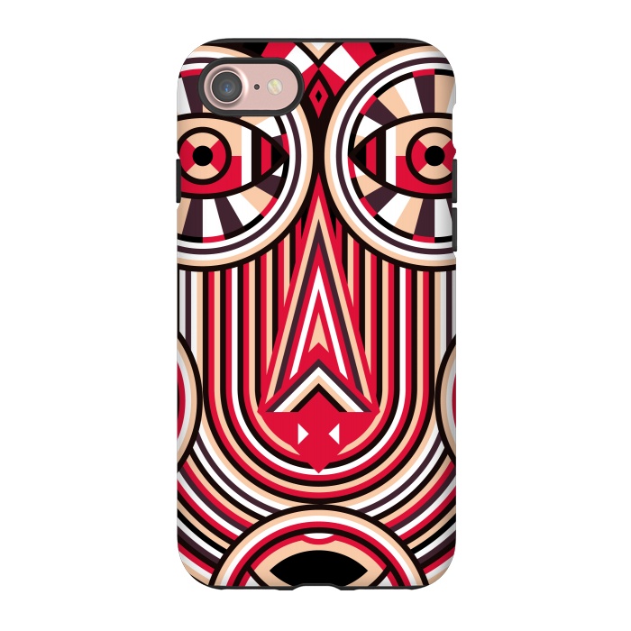 iPhone 7 StrongFit abstract mask by TMSarts