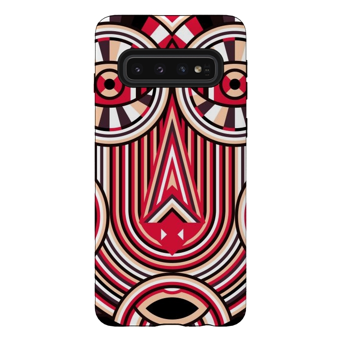 Galaxy S10 StrongFit abstract mask by TMSarts