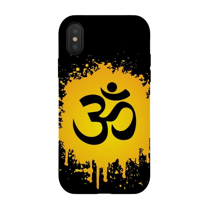iPhone Xs / X StrongFit Om hindu by TMSarts