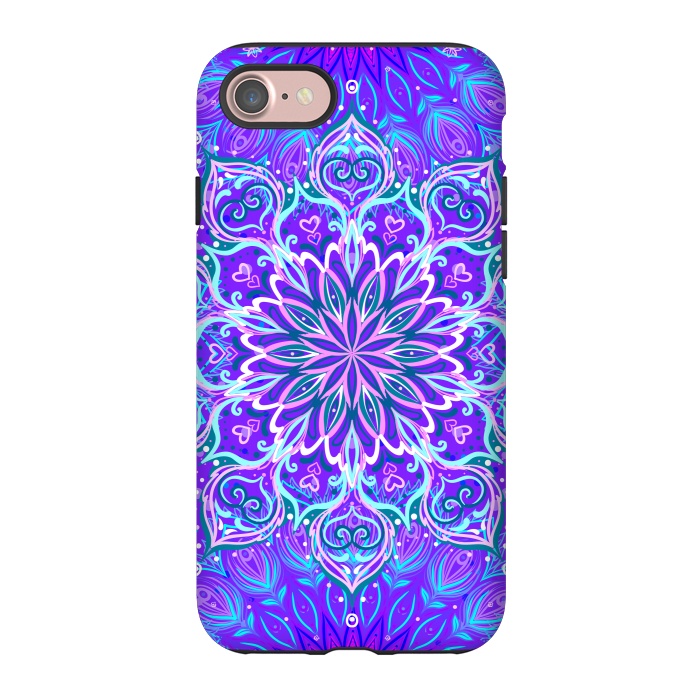 iPhone 7 StrongFit Purple Mandalas For The Day by ArtsCase