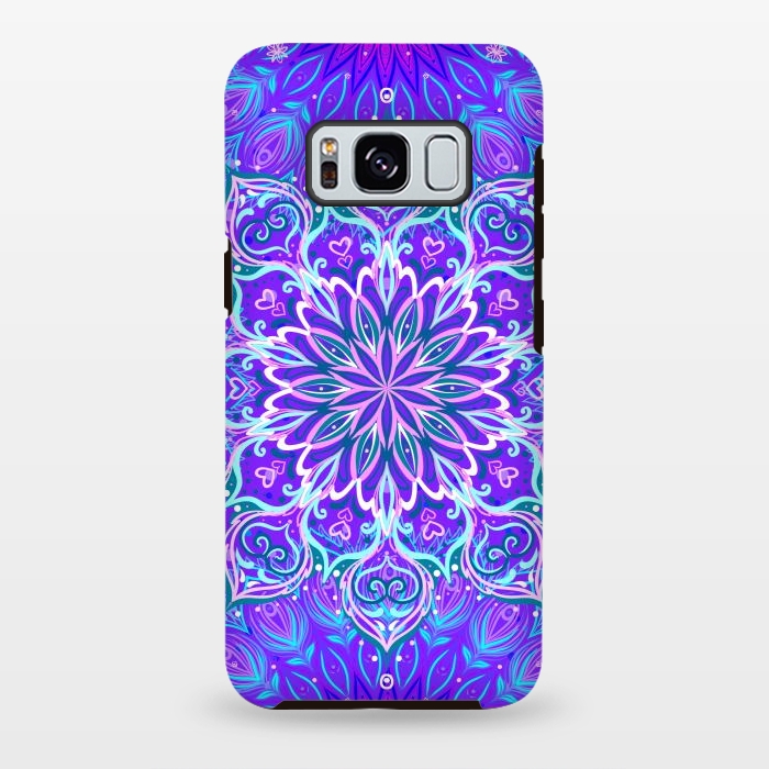 Galaxy S8 plus StrongFit Purple Mandalas For The Day by ArtsCase