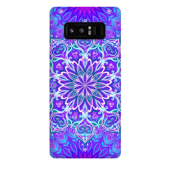 Galaxy Note 8 StrongFit Purple Mandalas For The Day by ArtsCase