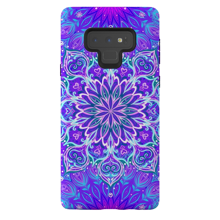 Galaxy Note 9 StrongFit Purple Mandalas For The Day by ArtsCase
