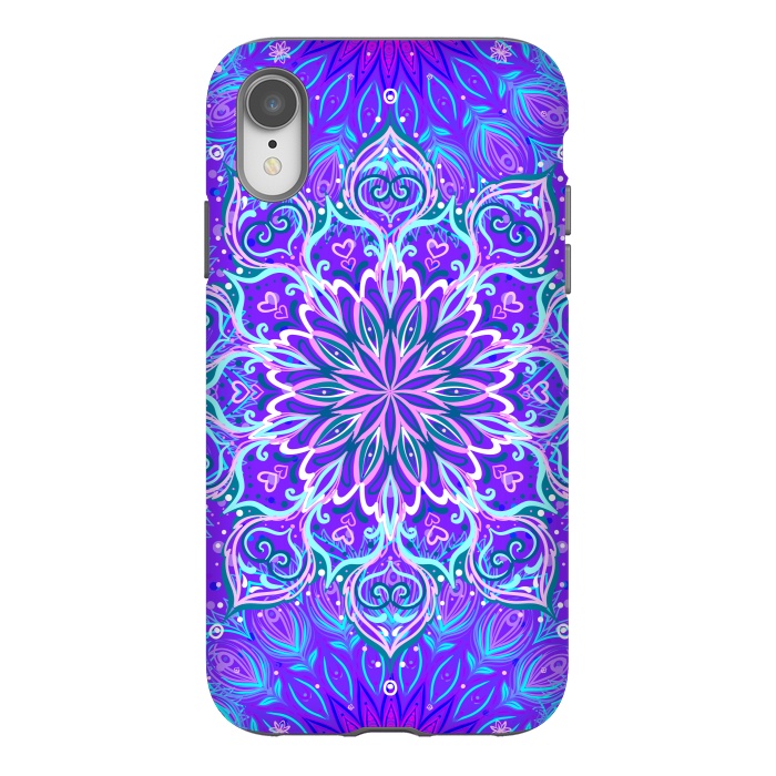 iPhone Xr StrongFit Purple Mandalas For The Day by ArtsCase