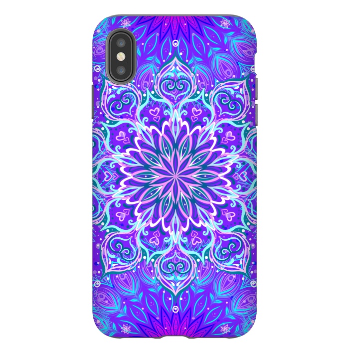 iPhone Xs Max StrongFit Purple Mandalas For The Day by ArtsCase