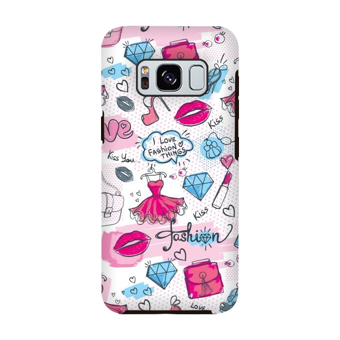 Galaxy S8 StrongFit Fashionable Girls by ArtsCase