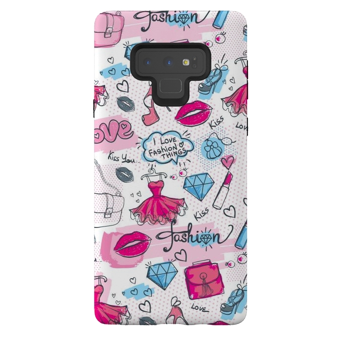 Galaxy Note 9 StrongFit Fashionable Girls by ArtsCase