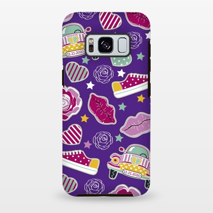 Galaxy S8 plus StrongFit Purple Hippie Style by ArtsCase