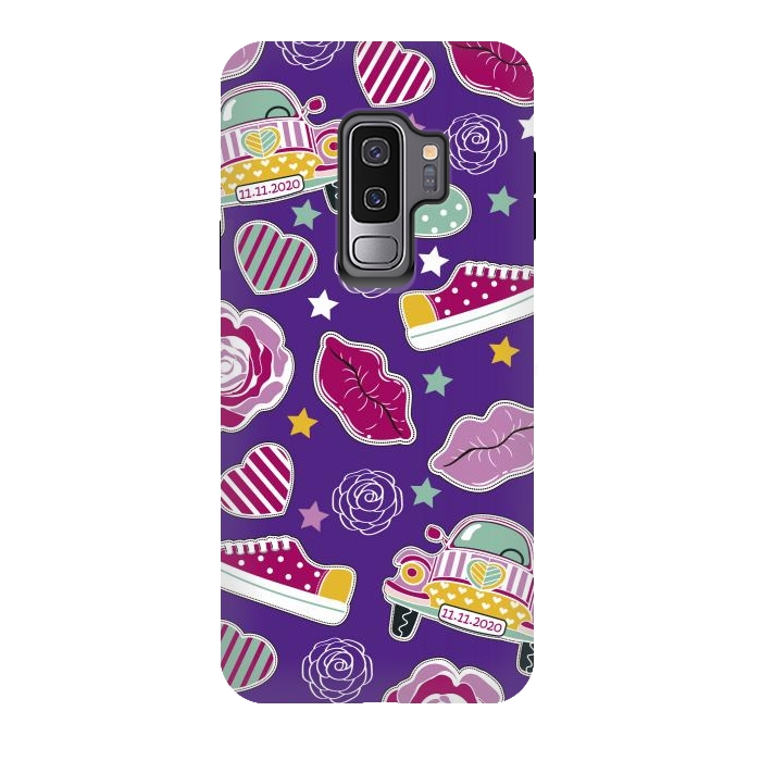 Galaxy S9 plus StrongFit Purple Hippie Style by ArtsCase