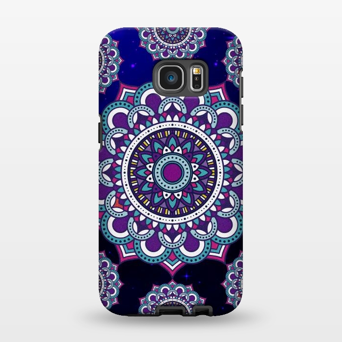 Galaxy S7 EDGE StrongFit Repetition Of Mandalas by ArtsCase